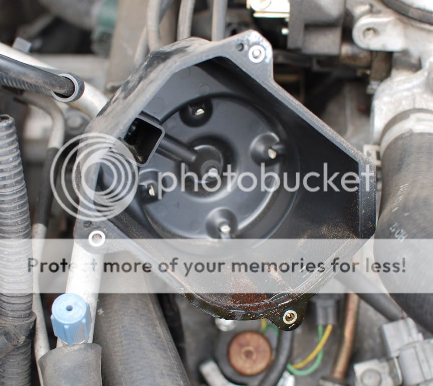 2001 Honda accord distributor leaking oil